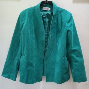 Ultra Suede Union Made Teal Blazer